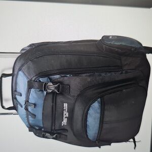Targus Nylon Navy & Black Laptop Backpack 17" XL EUC